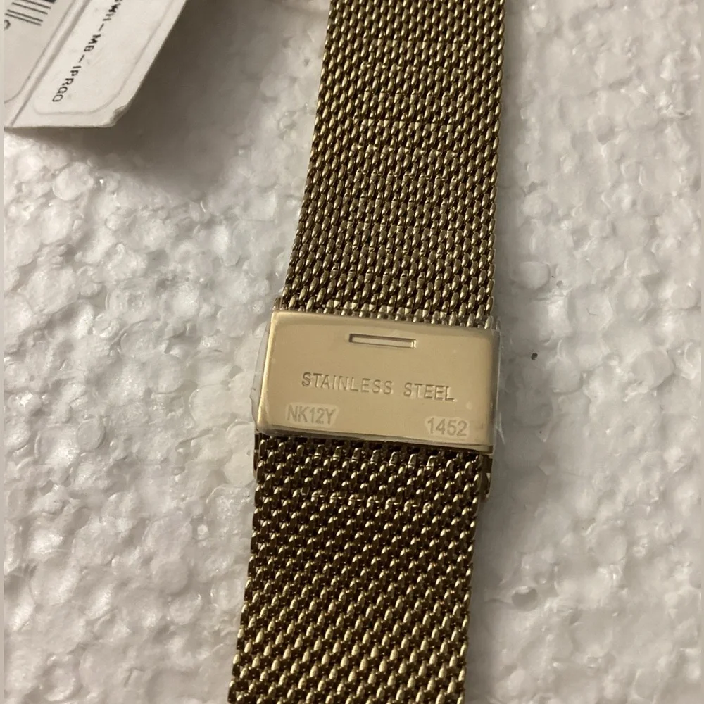 Coach Women's Elliot Gold-Tone Stainless Steel Mesh Bracelet Watch 36mm